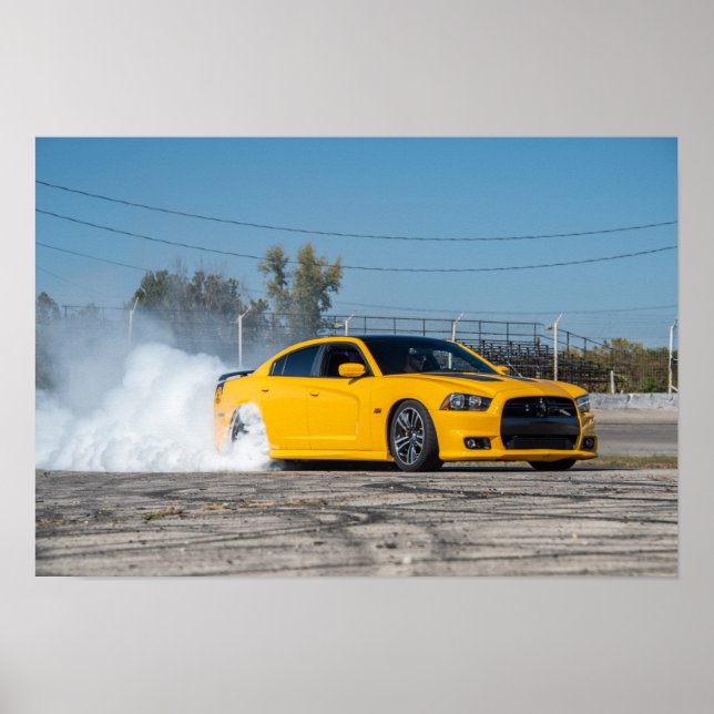 Super Bee Burnout Poster (Vorne)