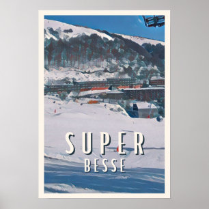Super Besse Skistation Poster