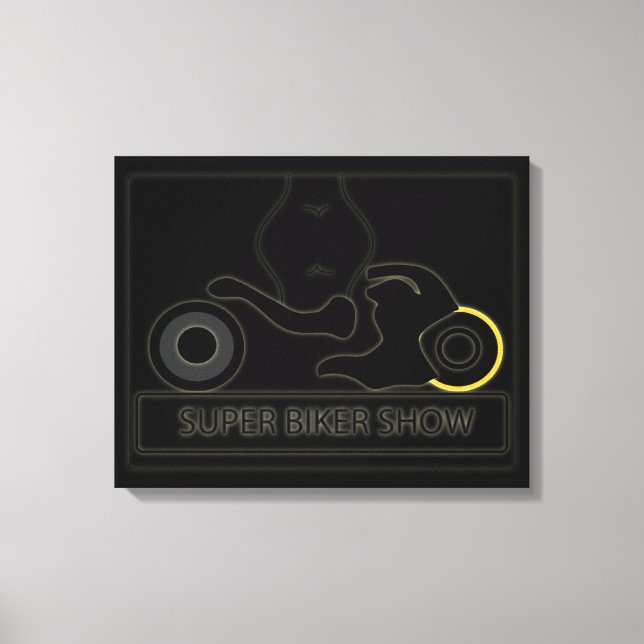 SUPER BIKER SHOW LEINWANDDRUCK (Vorderseite)