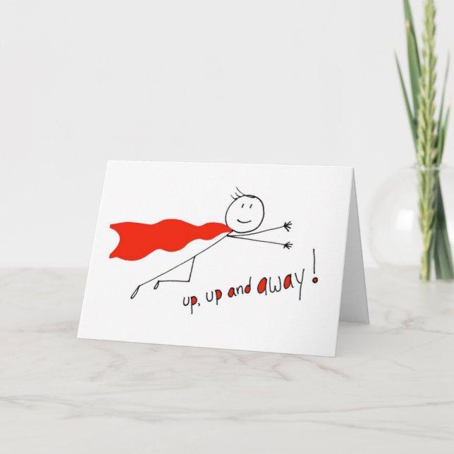 Super Birthday Boy Karte (Vorderseite)