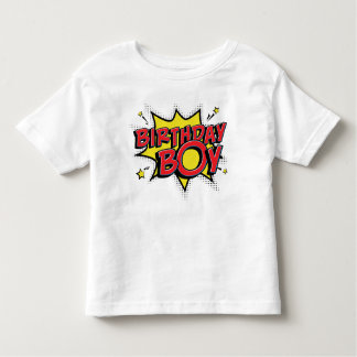 Super Birthday Hero - Boys Comic Birthday Shirt