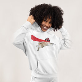 Super Biscuit Flying Mops Dog Vater Mama Hoodie