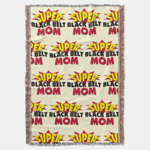 Super Black Belt Mama Decke