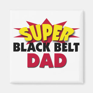 Super Black Belt Vater Magnet