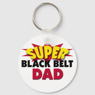Super Black Belt Vater Schlüsselanhänger