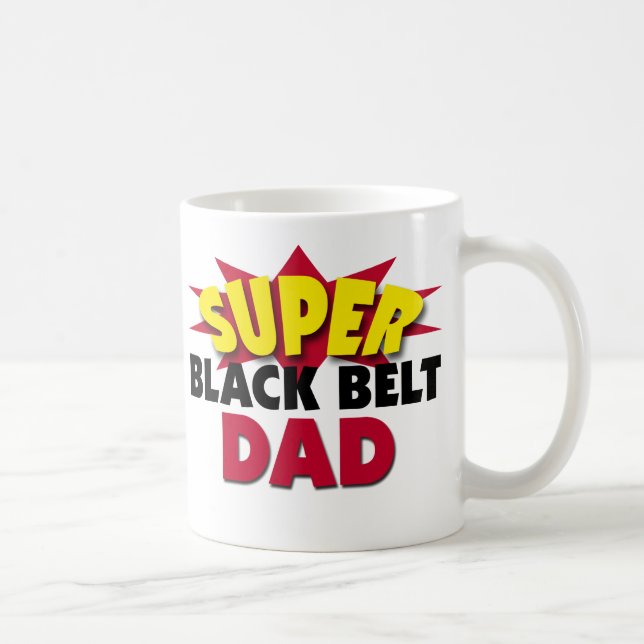 Super Black Belt Vater Tasse (Rechts)