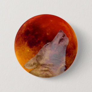Super Blood Wolf Moon 2019 Button