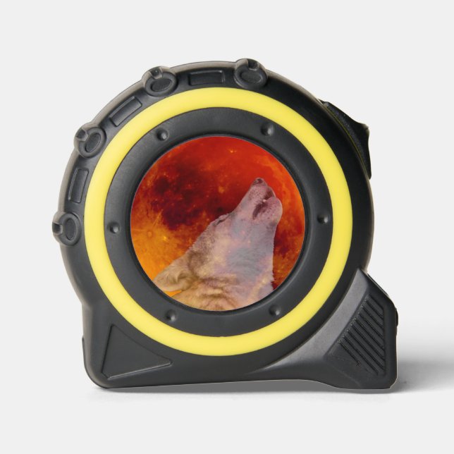 Super Blood Wolf Moon 2019 Maßband (Vorderseite)