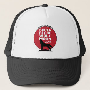 Super Blood Wolf Moon Eclipse 2019 Truckerkappe