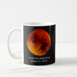 Super Blue Blood Moon 2018 Tasse
