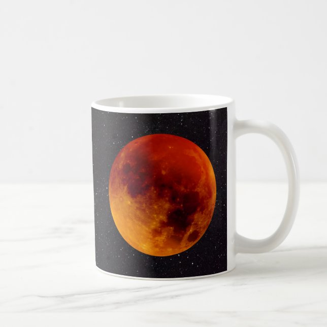 Super Blue Blood Moon Kaffeetasse (Rechts)