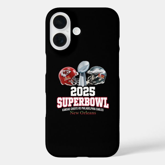 Super Bowl Showdown 2025 Case-Mate iPhone Hülle (Rückseite)