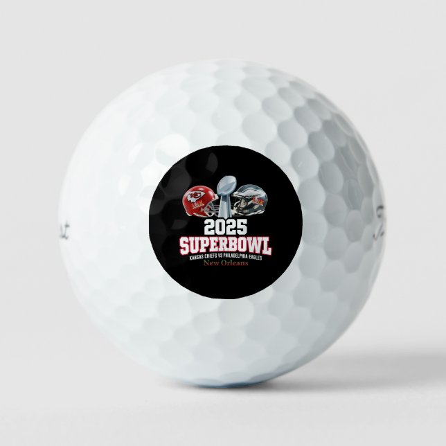 Super Bowl Showdown 2025 Golfball (Vorderseite)