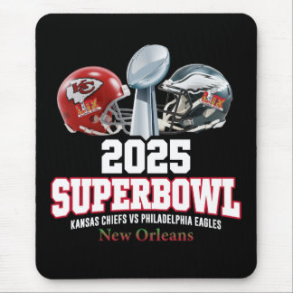 Super Bowl Showdown 2025 Mousepad