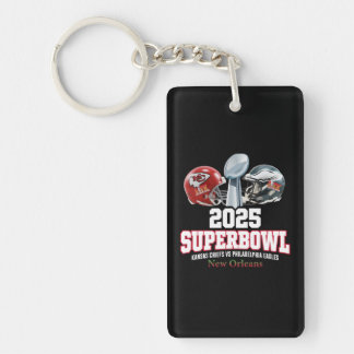 Super Bowl Showdown 2025 Schlüsselanhänger