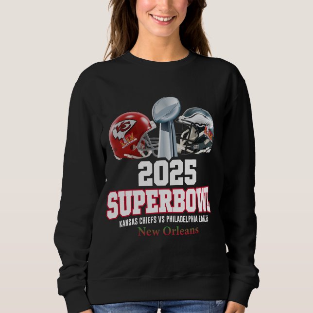 Super Bowl Showdown 2025 Sweatshirt (Vorderseite)