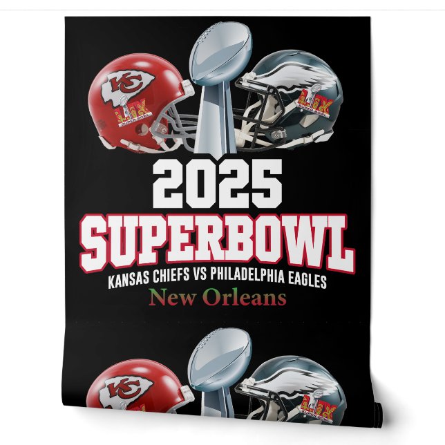 Super Bowl Showdown 2025 Tapete (Abrollen)