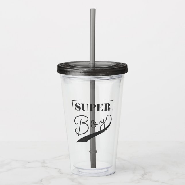 Super Boy Acryltrinkbecher (Vorderseite)