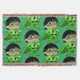 Super Boy Action Hero Decke