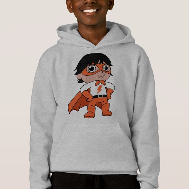 Super Boy Action Hero Hoodie (Vorderseite)