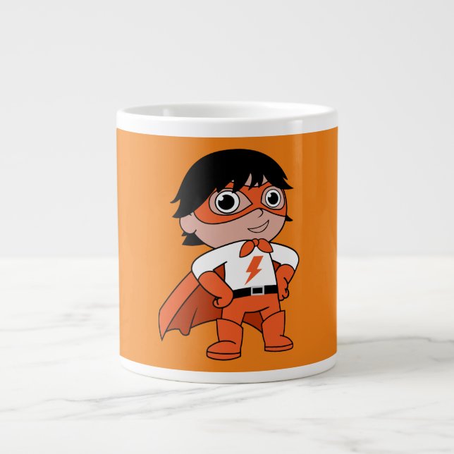 Super Boy Action Hero Jumbo-Tasse (Vorderseite)