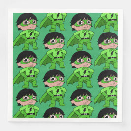 Super Boy Action Hero Serviette