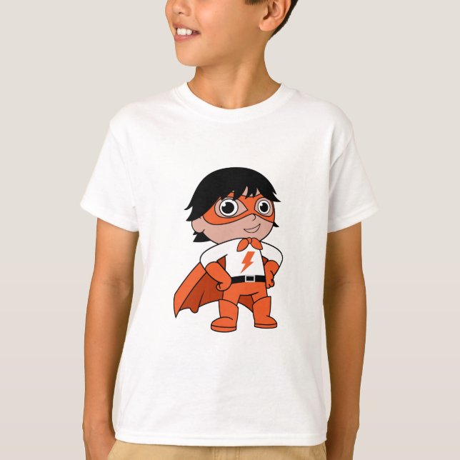 Super Boy Action Hero T-Shirt (Vorderseite)