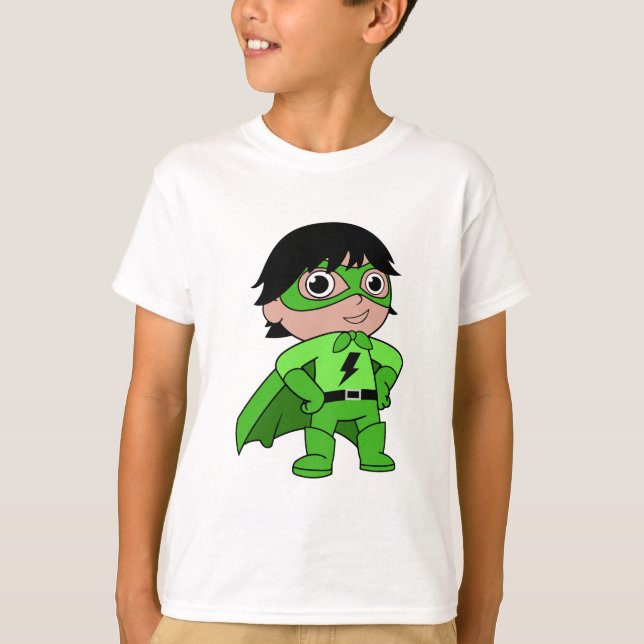 Super Boy Action Hero T-Shirt (Vorderseite)