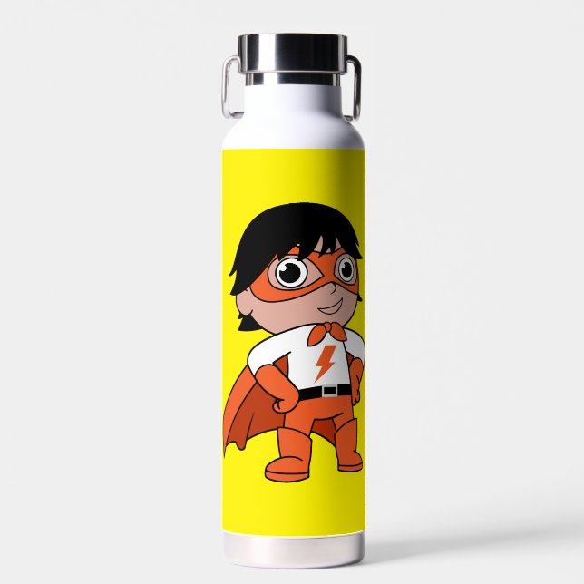 Super Boy Action Hero Trinkflasche (Vorne)