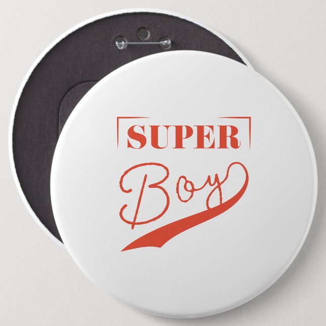 Super Boy Button (Vorne & Hinten)