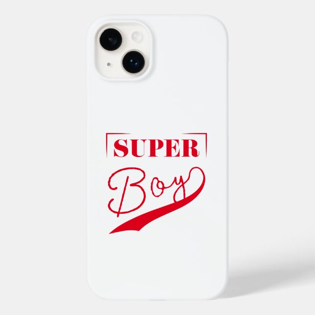 Super Boy Case-Mate iPhone Hülle (Rückseite)
