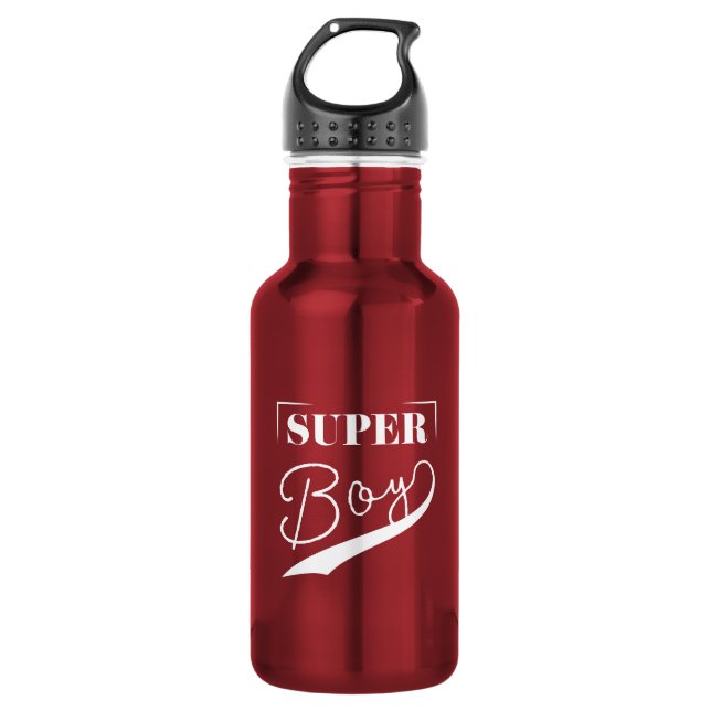 Super Boy Edelstahlflasche (Vorderseite)