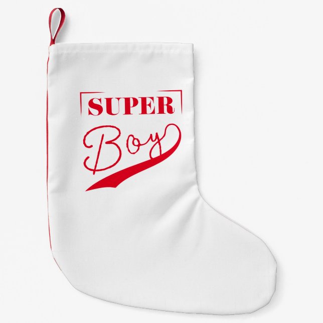 Super Boy Kleiner Weihnachtsstrumpf (Vorderseite)