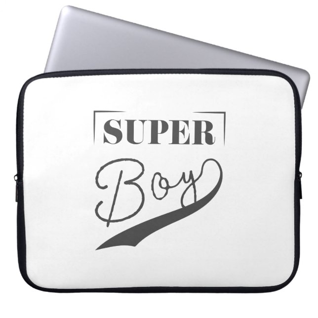 Super Boy Laptopschutzhülle (Vorderseite)