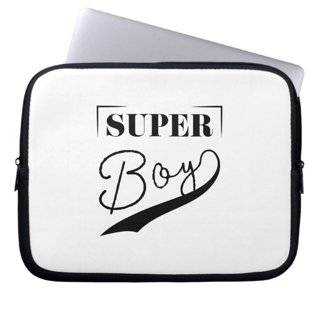 Super Boy Laptopschutzhülle (Vorderseite)