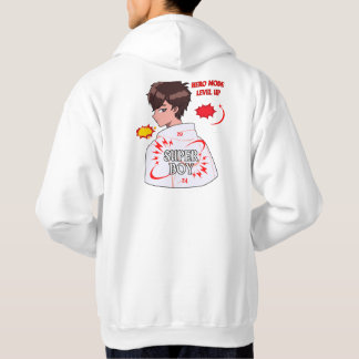 Super Boy Level Up Heldinnen-Modus Kinder Kapuzenp Hoodie
