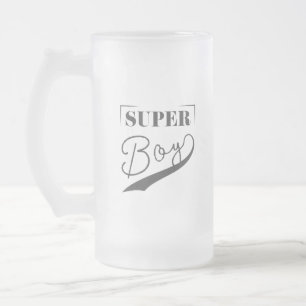Super Boy Mattglas Bierglas