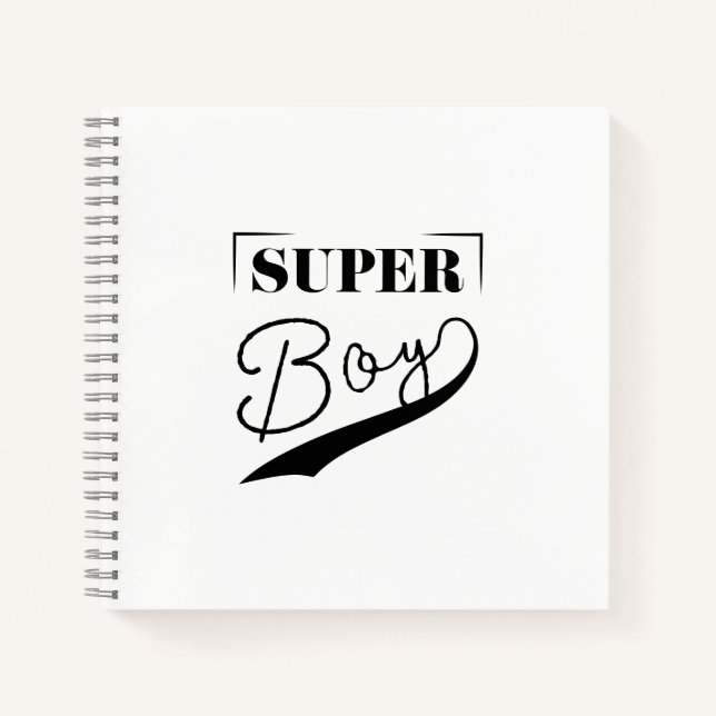 Super Boy Notizbuch (Vorderseite)