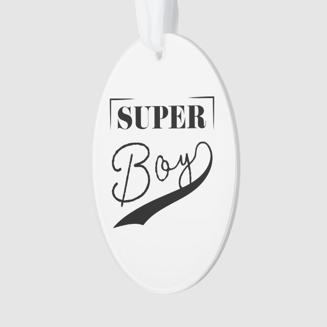 Super Boy Ornament (Vorderseite)