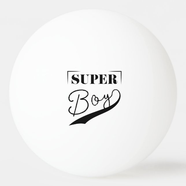 Super Boy Tischtennisball (Vorderseite)
