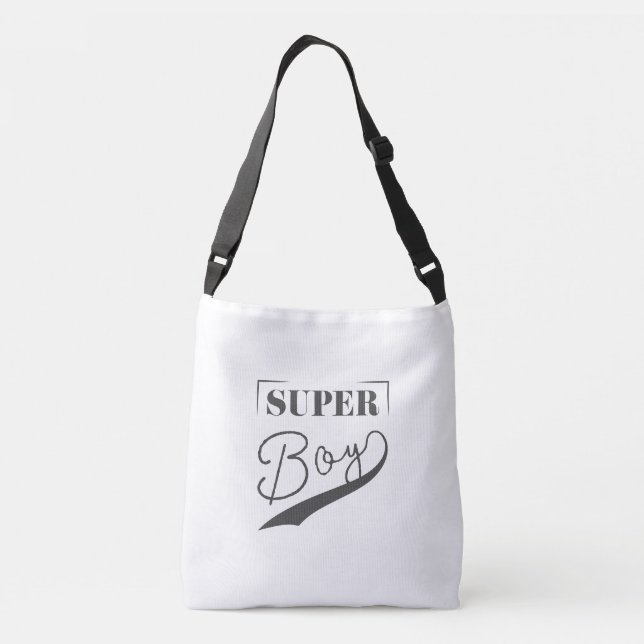 Super Boy Tragetaschen Mit Langen Trägern (Rückseite)