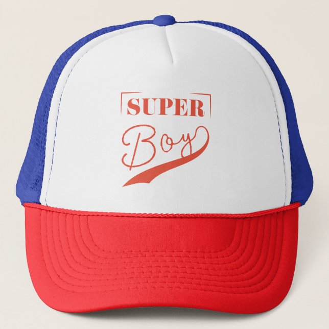 Super Boy Truckerkappe (Vorderseite)