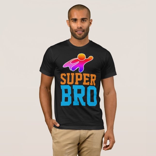 SUPER BROTHER SUPER HERO T - Shirt (Vorne ganz)