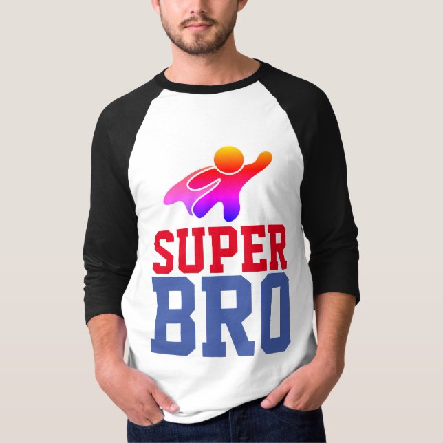 SUPER BROTHER SUPERHERO T - Shirt (Vorderseite)