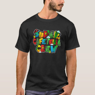 Super Cafeteria Crew Retro Farbiges T-Shirt Wo