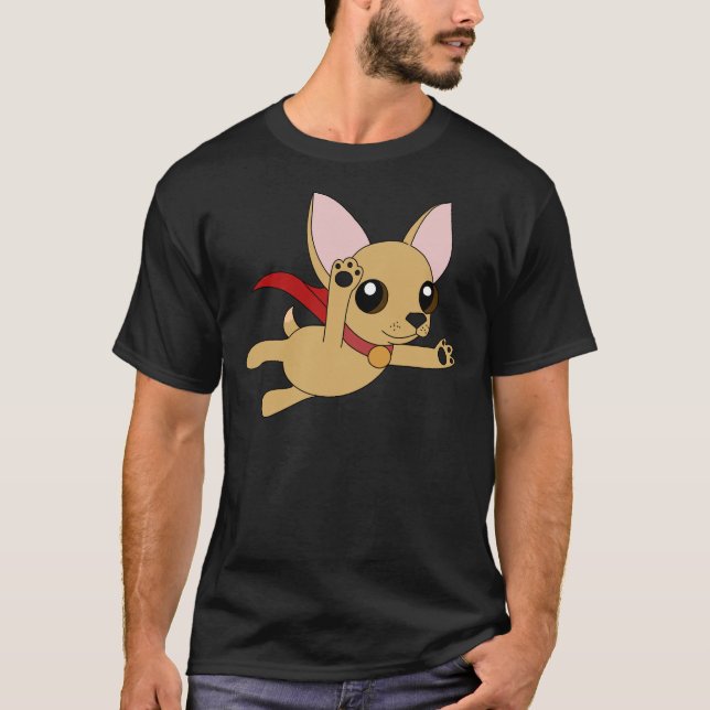 Super Chihuahua! Angepasst T-Shirt (Vorderseite)