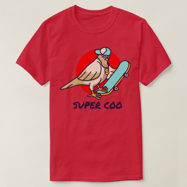 Super-Coo-Taube T-Shirt (Design vorne)