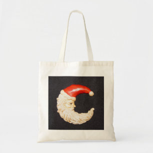 Super Cool Classic Round Santa Claus Tote Bag Tragetasche