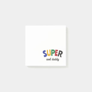 Super cool Daddy Post-it Klebezettel