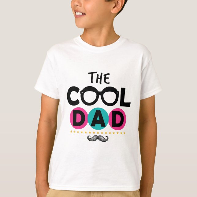 Super-Cool-Vater  T-Shirt (Vorderseite)